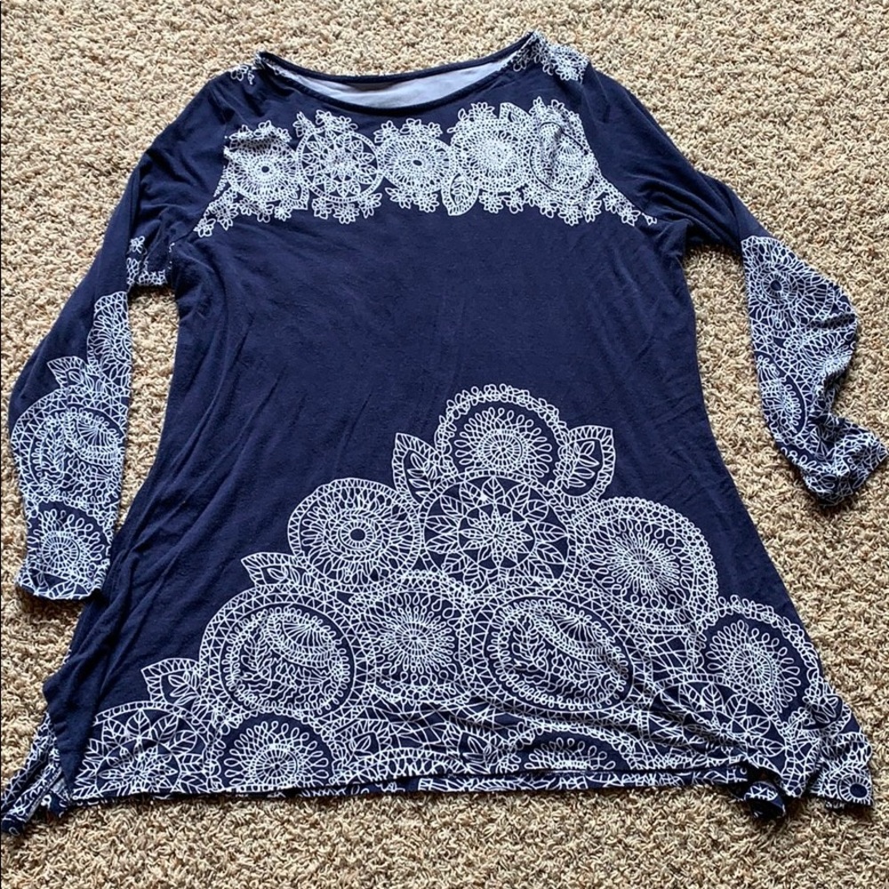 1x-2x tunic length top